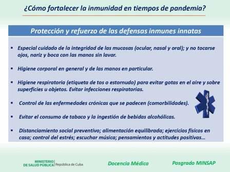 Mejorar la Inmunidad